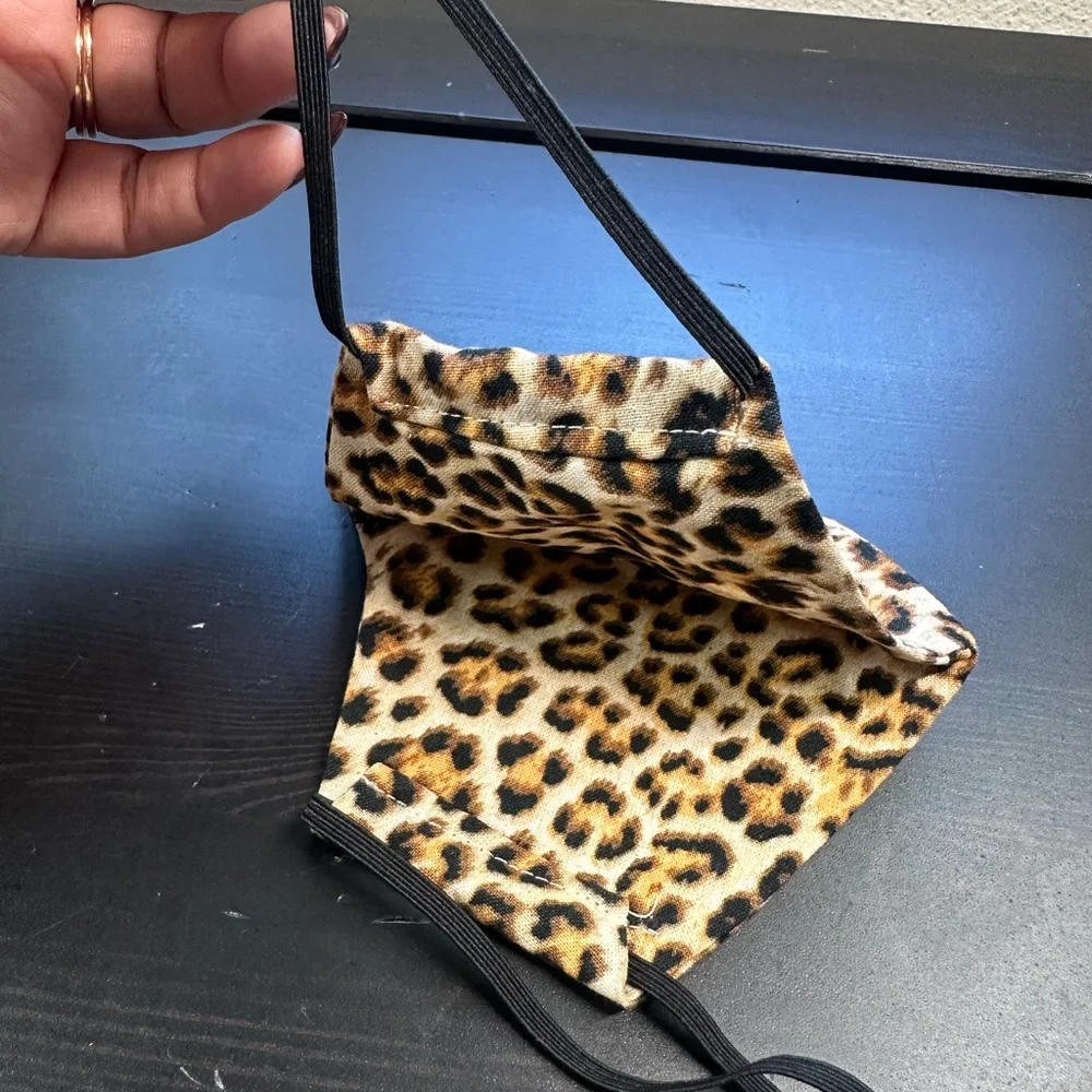 HIGH QUALITY: Face Masks Leopard Print Face Mask